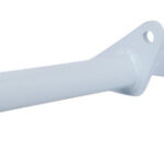 Slider Bajaj Ns200 / Blanco Nylon Corte Láser