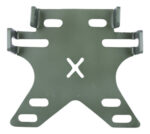 Porta Placa Universal 3-1/16 Premium Verde Comander Furwagen - Imagen 3