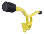 Slider Italika 250z/250z Grafito Nylon Corte Láser Amarillo - Imagen 2