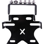 Porta Placa Universal 3-1/16 Premium Negro Intenso Furwagen