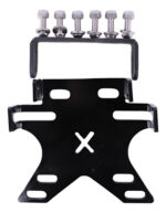 Porta Placa Universal 3-1/16 Premium Negro Intenso Furwagen