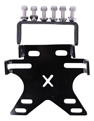 251201181711_72_15022.jpg Porta Placa Universal 3-1/16 Premium Negro Intenso Furwagen - Imagen 1