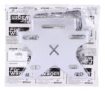 Porta Placa Universal 3-1/16 Premium Gris Titanio Furwagen - Imagen 4