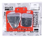 Porta Placa Café Racer Chico Reforzado Naranja Neón Furwagen - Imagen 4