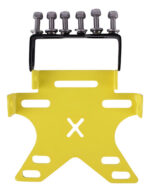 Porta Placa Universal 3-1/16 Premium Amarillo Neon Furwagen