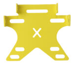 Porta Placa Universal 3-1/16 Premium Amarillo Neon Furwagen - Imagen 3