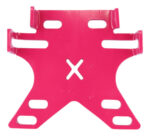 Porta Placa Universal 3-1/16 Premium Rosa Neón Furwagen - Imagen 2