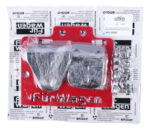 Porta Placa Café Racer Chico Reforzado Rojo Pasión Furwagen - Imagen 4