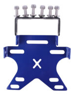 Porta Placa Universal 3-1/16 Premium Azul Violeta Furwagen