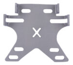 Porta Placa Universal 3-1/16 Premium Gris Mantarraya - Imagen 3