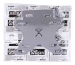 Porta Placa Universal 3-1/16 Premium Gris Mantarraya - Imagen 4