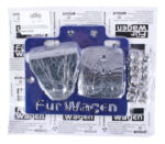 Porta Placa Café Racer Chico Reforzado Azul Violeta Furwagen - Imagen 4