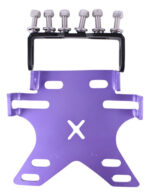 Porta Placa Universal 3-1/16 Premium Morado Brujas Furwagen