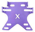 Porta Placa Universal 3-1/16 Premium Morado Brujas Furwagen - Imagen 3