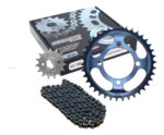 Kit Sprocket  38dx15d Con Cadena 428h-108l | Promoto Platino Azul