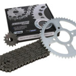 Kit Sprocket 50dx15d Con Cadena 428h-130l | Promoto Platino Gris