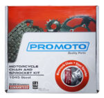 Kit Sprocket 38dx15d Con Cadena 428x108l | Promoto Gris