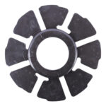 Goma Sprocket Pvc Negro Dt125 / Tvs Apache 200 Furwagen - Imagen 2