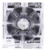 Goma Sprocket Pvc Negro Dt125 / Tvs Apache 200 Furwagen - Imagen 4