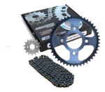 Kit Sprocket 46dx15d Con Cadena 428h-136l | Promoto Platino Gris