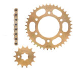 Kit Sprocket 40dx14d Con Cadena 428h-130l Dorada | Promoto P Dorado Oscuro - Imagen 5