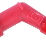 Capuchón Bujia N°2 135° Motoneta Racing Fürwagen Rojo