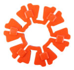 Goma Sprocket Pvc Naranja Bajaj Pulsar Ns200 Furwagen - Imagen 2