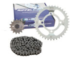 Kit Sprocket 38dx15d Con Cadena 428hx120l | Riffel Titanium Gris