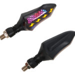 Par Direccionales Z-169 Led Luz Ambar Rgb | Promoto Platino Amarillo