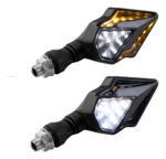 Par Direccionales P-42s Led Secuen. Ambar-blanco | Stallion Amarillo - Imagen 4