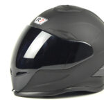 Casco Miniatura Cerrado R7 Racing Negro (adorno Escritorio) Negro Piloto S