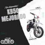 Mini Moto Cross Pocket Infantil Montable Kb50 Gris - Imagen 2