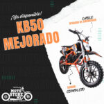 Mini Moto Cross Pocket Infantil Montable Kb50 Naranja - Imagen 2
