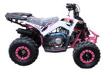 Mini Cuatrimoto Atv Niños Montable 110cc Motor A Gasolina Rosa - Imagen 2