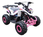 Mini Cuatrimoto Atv Niños Montable 110cc Motor A Gasolina Rosa - Imagen 3
