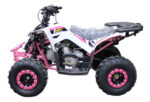 Mini Cuatrimoto Atv Niños Montable 110cc Motor A Gasolina Rosa - Imagen 5
