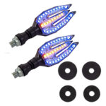 Par Direccionales P-31s Led Luz Azul-ambar | Stallion Azul Acero