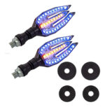 Par Direccionales P-31s Led Luz Azul-ambar | Stallion Azul Acero