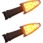 Par Direccionales Del P/italika Ft180 Led | Promoto Naranja